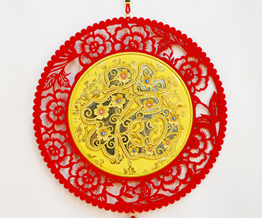 New Year Hanging Ornament—Golden Blessing for the Elderly